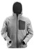 Snickers Workwear fleece hoodie - 8041 - Flexiwork - grijs/zwart - maat XXL