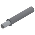 blum Kunststof lamellendemper voor deuren, inboorversie Kleur: R7037 donkergrijs