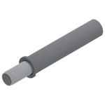 blum Kunststof lamellendemper voor deuren, inboorversie Kleur: R7037 donkergrijs