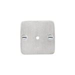 Dauby meubelrozet - Pure 50Q - mat wit brons - 50 mm
