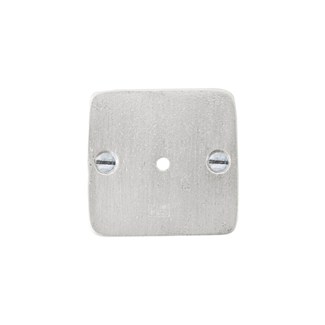 Dauby meubelrozet - Pure 50Q - mat wit brons - 50 mm