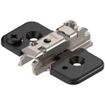 blum Excentrisch h-regelb.kruisplaat*staal*houtschroef*3,0 mm verdikt Kleur: onyxzwart