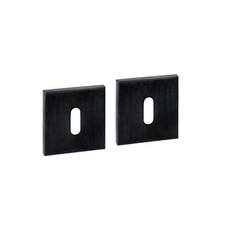 Intersteel Sleutelrozetten verdekt 53x53x6mm PVD Zwart