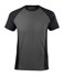 Mascot t-shirt - Potsdam - jersey - antraciet / zwart - maat XXL - 50567-959-1809