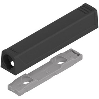 blum TIP-ON lange Adapterplaat recht*maat A20/32 Kleur: carbonzwart