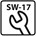 Proftec zeskantmoer [25x] - VZ - SW-17 - M10