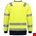 Tricorp sweater multinorm Bicolor - Safety - 303002 - fluor geel/inkt blauw - maat S