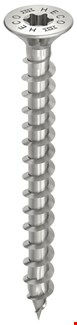HECO TOPIX-plus schroeven - platkop RVS A2 - 4,5x30 mm - Torx T-20 (HD20) - voldraad - 200 st