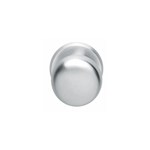 Intersteel voordeurknop rond zwaar - ø 72 mm - mat chroom