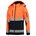 Tricorp softshell jack - Bi-color - Safety - 403007 - fluor oranje/marine blauw - maat XL