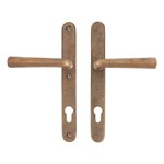 Dauby veiligheidsgarnituur kruk/kruk - Pure PH1925+ / PH1925+ - ruw brons - profielcilinder 92 mm