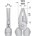 GEDORE combinatietang - 8245 180 TL - euro - zwart
