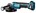 Makita haakse accu slijpmachine - DGA505ZJ - 18V - 125mm - excl. accu en lader - met veiligheidsschakelaar - in Mbox
