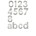 Artitec huisnummer - nr. 3 - blinde bevestiging - RVS - mat geborsteld - 120 mm