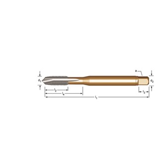 Dormer machinetap - HSS-E - Ep00 M12 X1.75 Doorl