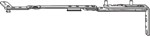 Roto schaararm 350 links H. FZ 30 Designo-2 KD 570075 601-800mm