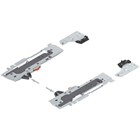 blum TIP-ON BLUMOTION set eenheid L+R, tot 20kg, voor TANDEMBOX NL 350-650mm, inclusief meenemers en koppelstuk voor synchronisering Kleur: R7035 lichtgrijs
