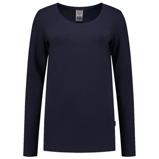 Tricorp T-Shirt - Casual - lange mouw - dames - marine blauw - XXL - 101010