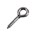 Gebr. Bodegraven schroefoog - 30x12x4mm - verzinkt