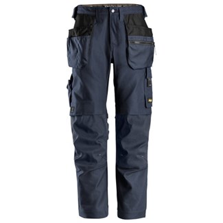 Snickers Workwear 6224 Canvas+ werkbroek met holsterzakken blauw - maat 44