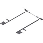 blum MOVENTO  stabiliseringsset, NL tot 600 mm Kleur: R7037 donkergrijs