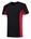 Tricorp T-shirt Bi-Color - Workwear - 102002 - marine blauw/rood - maat 4XL
