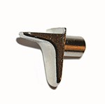 Schapdrager mini 5 mm zamak - vernikkeld 