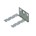 Gebr. Bodegraven wandanker - dilaterend type a - 40x88x60x1,25 mm - verzinkt