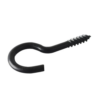 Homefix schroefhaken - HCP-coating - zwart