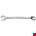 GEDORE ringsteeksleutel - 1 B 13/16AF - 10° - gebogen - 3/16 inch - 280 mm