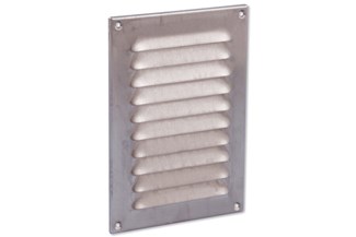 Nedco schoepenrooster rvs 150 x 220 mm