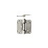 Intersteel glijlagerscharnier - afgerond - 89x89x3 mm - RVS