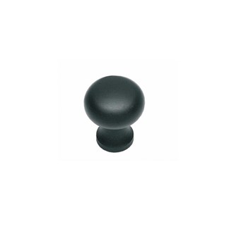 Intersteel meubelknop - paddenstoel - ø 25 mm - smeedijzer - zwart