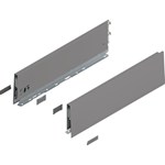 Blum MERIVOBOX zijkant K-hoogte, R+L, 450mm Kleur: indium grijs