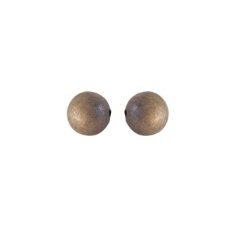 Dauby end top rail - Pure Plus - ruw brons - Ø 25 mm