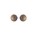 Dauby end top rail - Pure Plus - ruw brons - Ø 25 mm