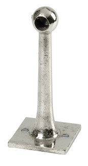 Dauby lange steun - Pure Plus Square - wit brons - vierkant - rechts