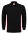 Tricorp polosweater Bi-Color - Workwear - 302001 - zwart/rood - maat XL