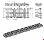 Donghua - Rollenketting - SBSR - Duplex - 3/8" - ANSI - 35-2