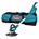Makita langnek accu schuurmachine - DSL800ZU - 18V - excl. accu en lader - met AWS zender en tas - in doos
