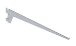 Element drager enkel - wit - 30 cm - 2-haaks
