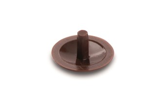 Heco kopgatboringafdekkap -  2.4 x 12mm - 9010 wit - 500 stuks