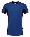 Tricorp T-shirt Bi-Color - Workwear - 102002 - koningsblauw/marine blauw - maat XXL