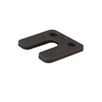 Gebr. Bodegraven hogedrukplaat met sleuf - 5mm dik - 70x70mm - 192 st