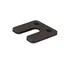 Gebr. Bodegraven hogedrukplaat met sleuf - 5mm dik - 70x70mm - 192 st
