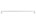 Dauby houder + 2 eindsteunen - Pure Plus Square - mat wit brons - 1000 mm