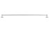 Dauby houder + 2 eindsteunen - Pure Plus Square - mat wit brons - 1000 mm