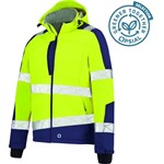 Opsial Softshell jas geel-marineblauw High-Visibility - maat 6XL