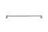 Dauby houder + 2 eindsteunen - Pure Plus Square - verouderd ijzer zwart - 1000 mm