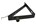 GB blackline deuropvangbeugel haaks - 275x250x330mm